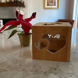 Wood Candle Box